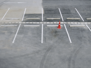 commercial parking lot