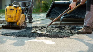 driveway paving project
