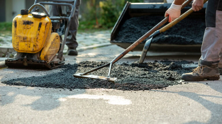 driveway paving project